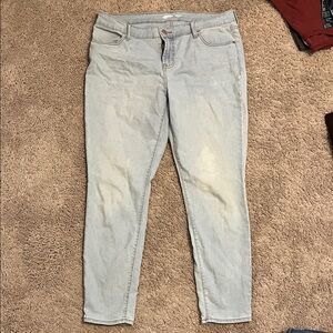 Old Navy super skinny mid rise jeans